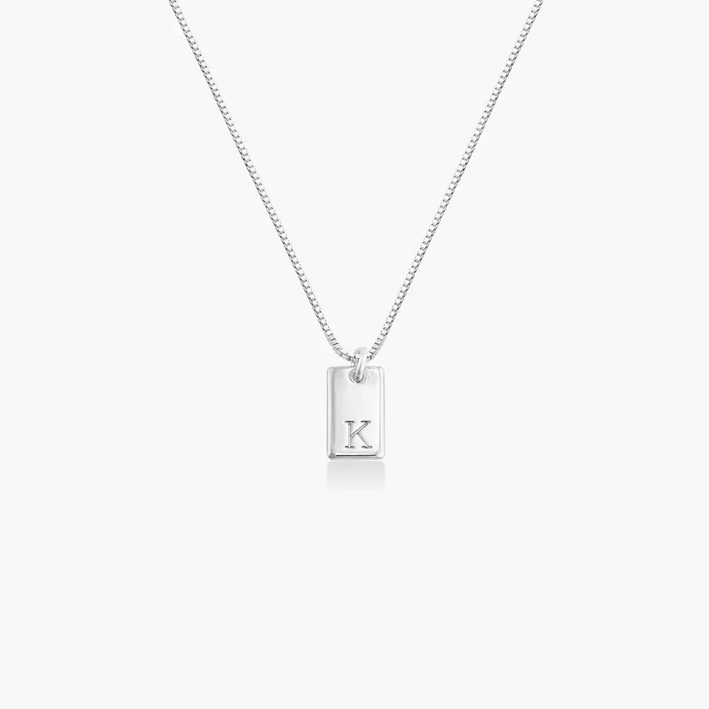 Collier avec initiales gravées Willow