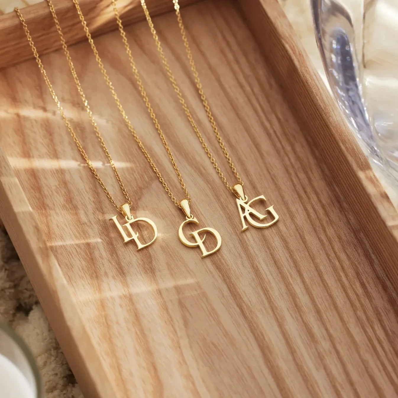 Collier avec lettre personnalisée