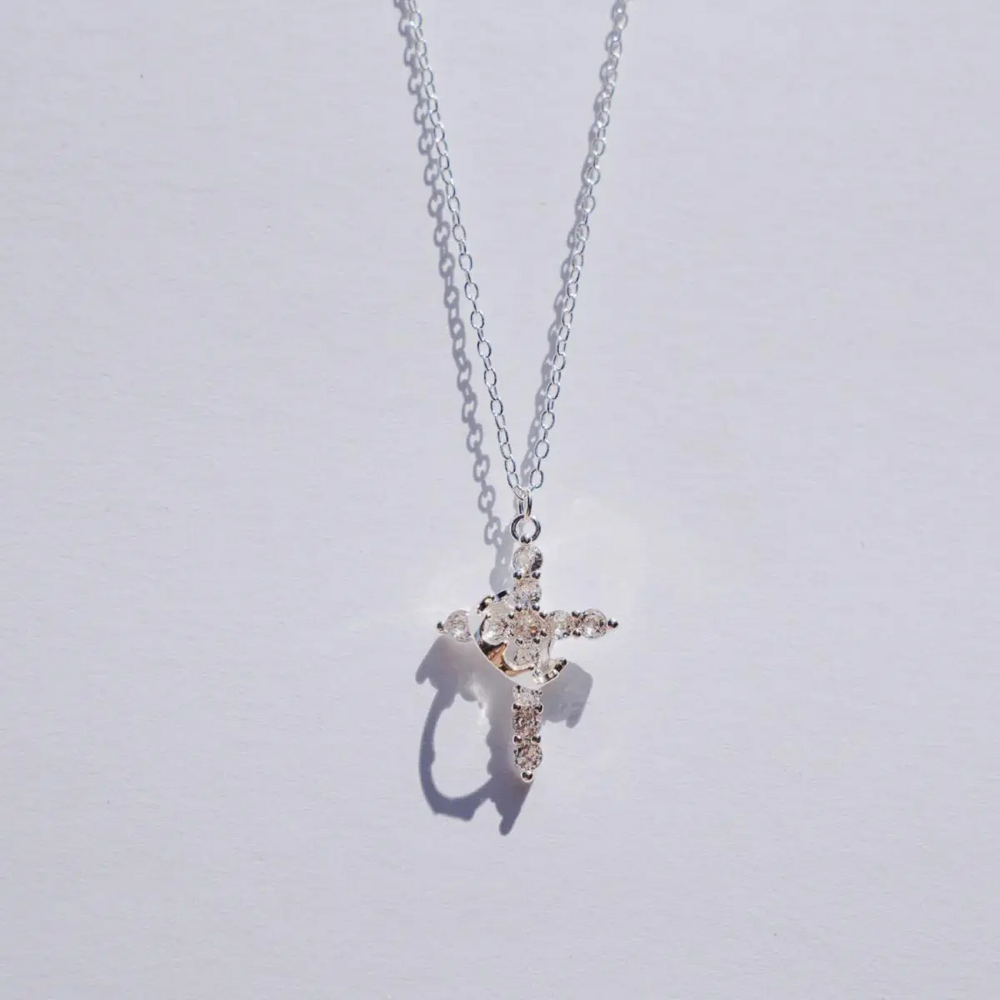 Collier Croix Couronne de Foi