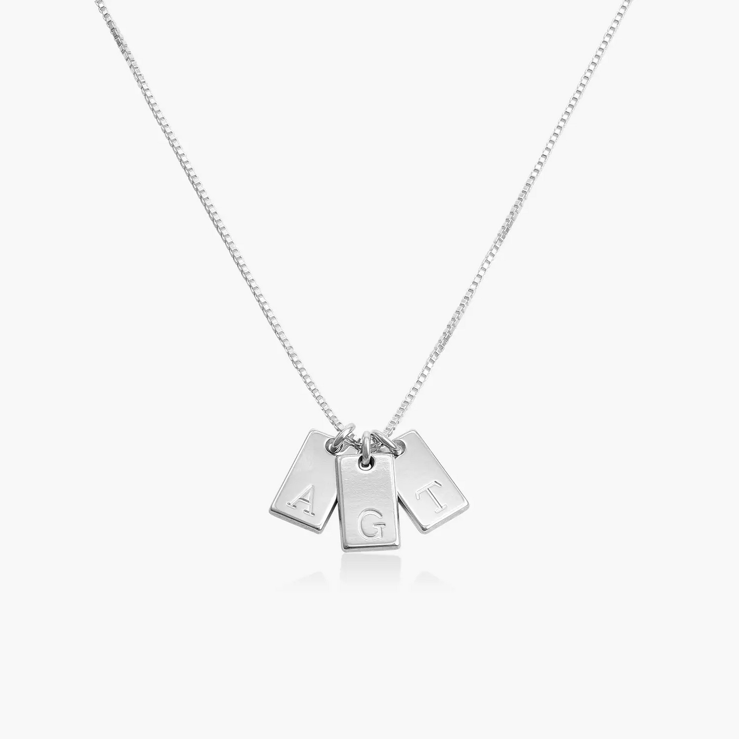 Collier avec initiales gravées Willow