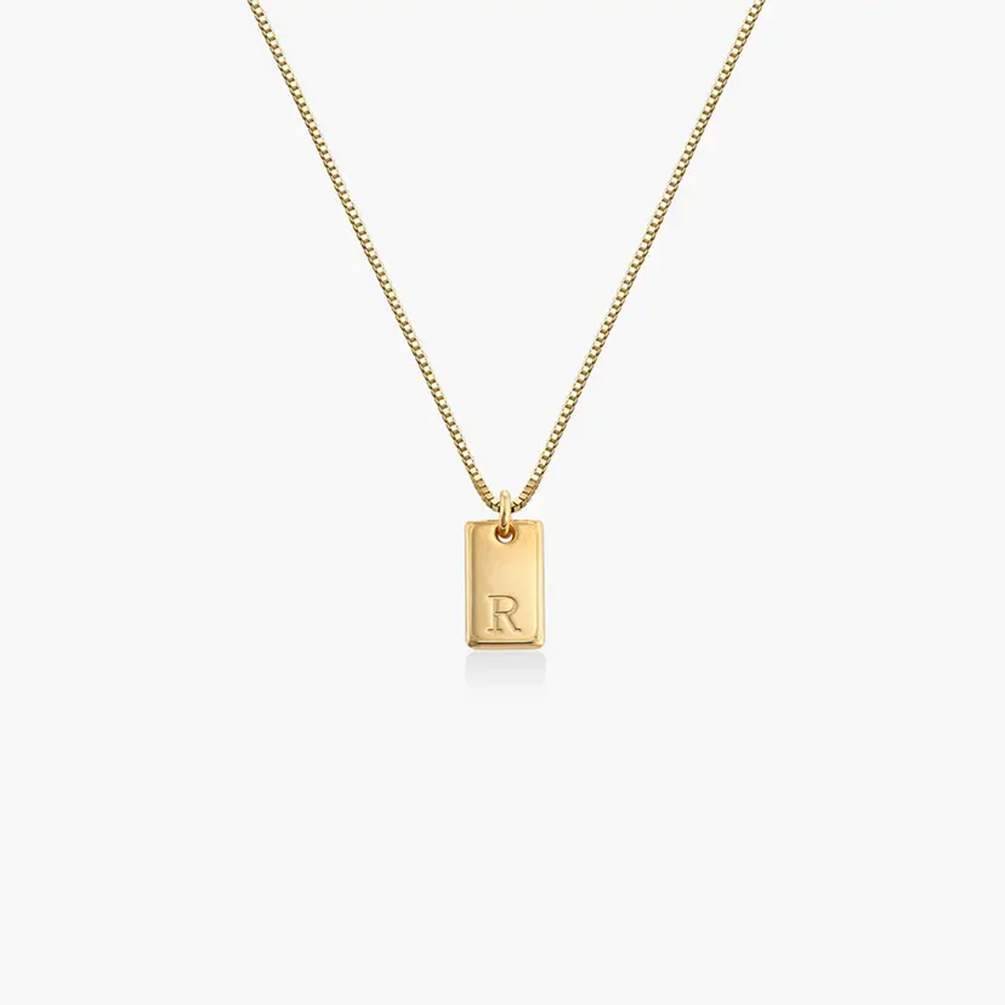 Collier avec initiales gravées Willow